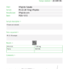 Laboratory test report page for Task #196427 from JANOSHIK, showing client VPeptide Canada and sample PE-22-28 10mg VPep tide, with results and date 29 JUN 2026.