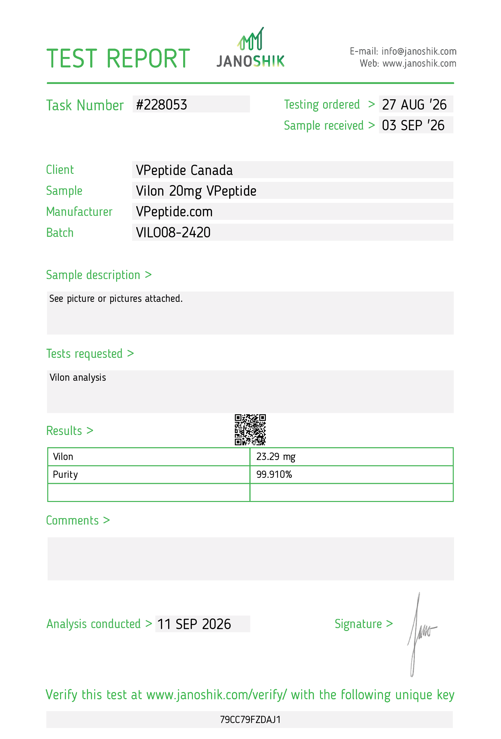 Test Report #228053