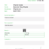 Test report header with task number #213054 and client VPepide Canada; sample Elorantide 10mg VPepide, batch ELO07-1910; results show Eloralintide 12.42 mg and 99.81% purity; QR code present.