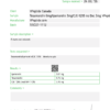 Test Report #209658 Test report header with task #209658, client details, and sample information (VPepide Canada) shown on a clean layout.