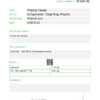 Test report page header with logo, client and task details, and sample information at top of document (no images described).