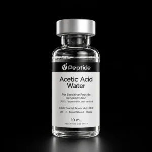 Acetic Acid Water — 10mL Sterile Peptide Reconstitution Diluent